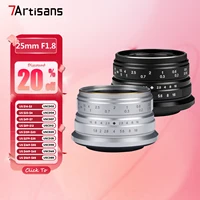 7artisans 25mm F1.8 APS-C marco gran apertura lente principal gran angular para fotografía de estudio con montaje Sony E Zev-10 X Z M43