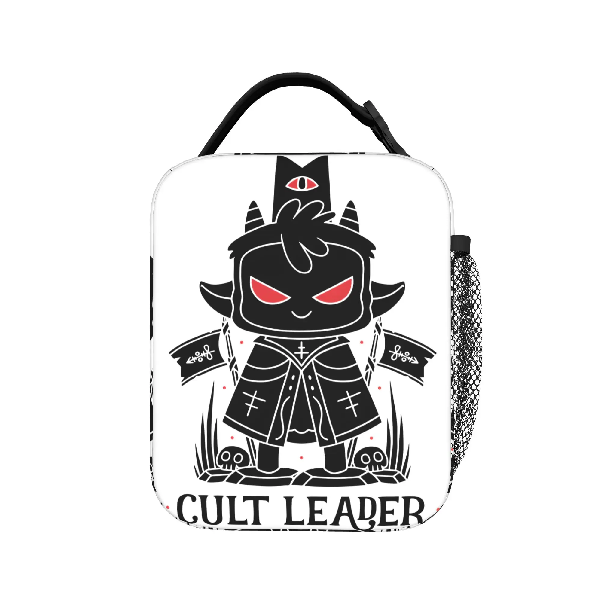 Cult Leader Cult Of The Lamb  Insulated Lunch Bags Leakproof  Meal Container Thermal Bag Tote Lunch Box College  Food Handbags