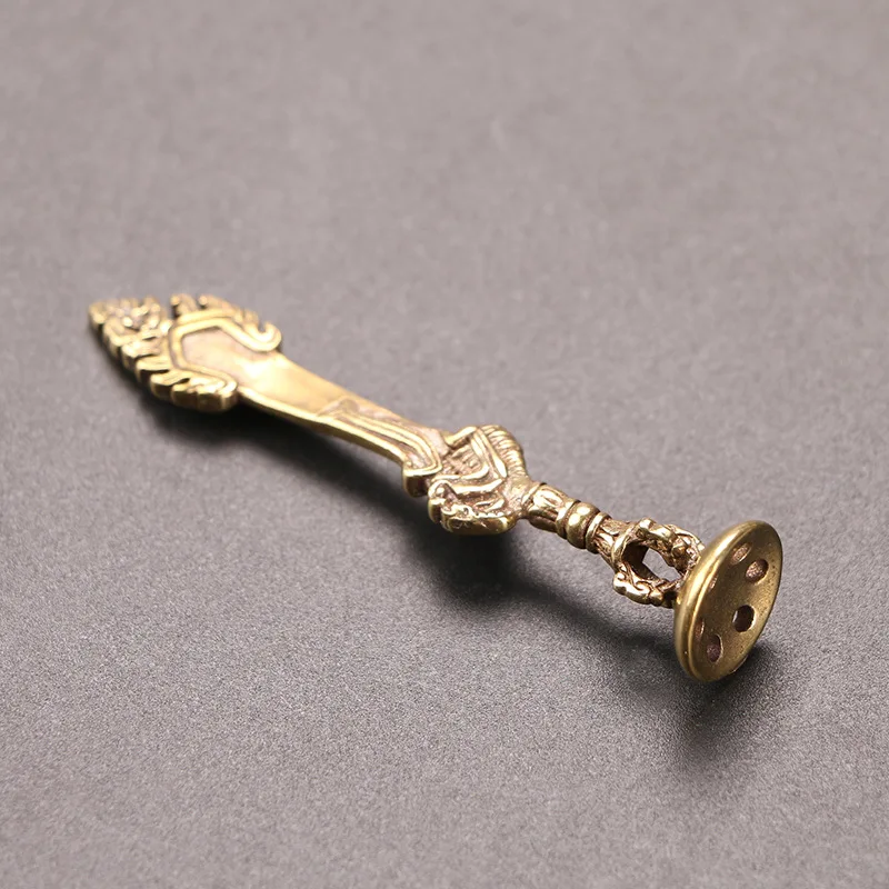 Pure Copper Tobacco Pipe Press Stick Tamper Wisdom Sword Smoke Pipe Cleaner Cigarette Tobacco Smoking Accessories Handicraft