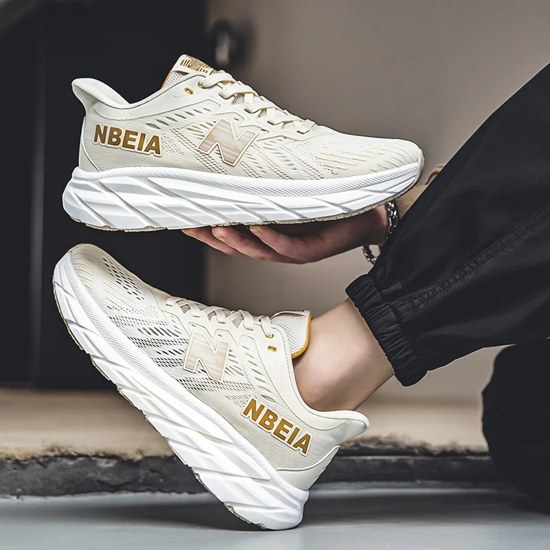 

Summer Thick-soled New High-quality, Ultra-light Men's Plus-size Lace-up Air-cushioned Cushioning Casual Sports Shoes