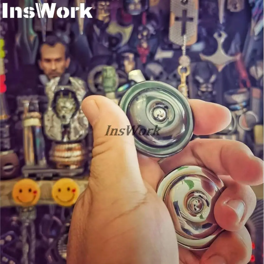 UFO hactic Coin Composite Push Slider, juguetes de descompresión de Metal, Spinner Fidget, juguetes antiestrés, Fidget magnético EDC