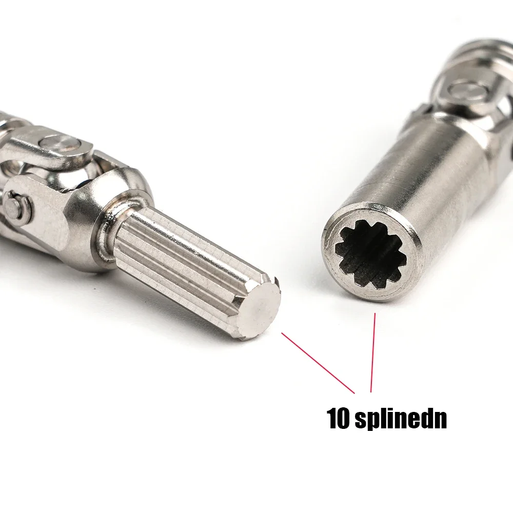 5mm Shaft Drive Stainless Steel Universal Joint Driveshaft Cvd for 1/14 Tamiya RC Truck Dump Tractor Crawler IVECO SCANIA BENZ