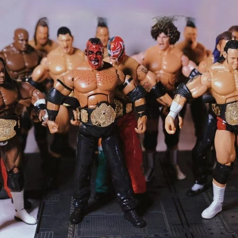 

Wrestling Action Figures Posable Full Roster Collectible Figures Kids Toy Desktop Ornament Gift For Wrestling Fans Wholesale