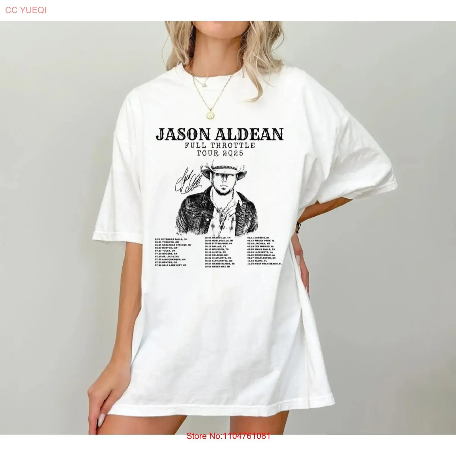 Футболка Jason Aldean Full Throttle Tour 2025: винтажная, мягкая, с графическим принтом, в стиле кантри-музыки, стритвир, стрейч, унисекс