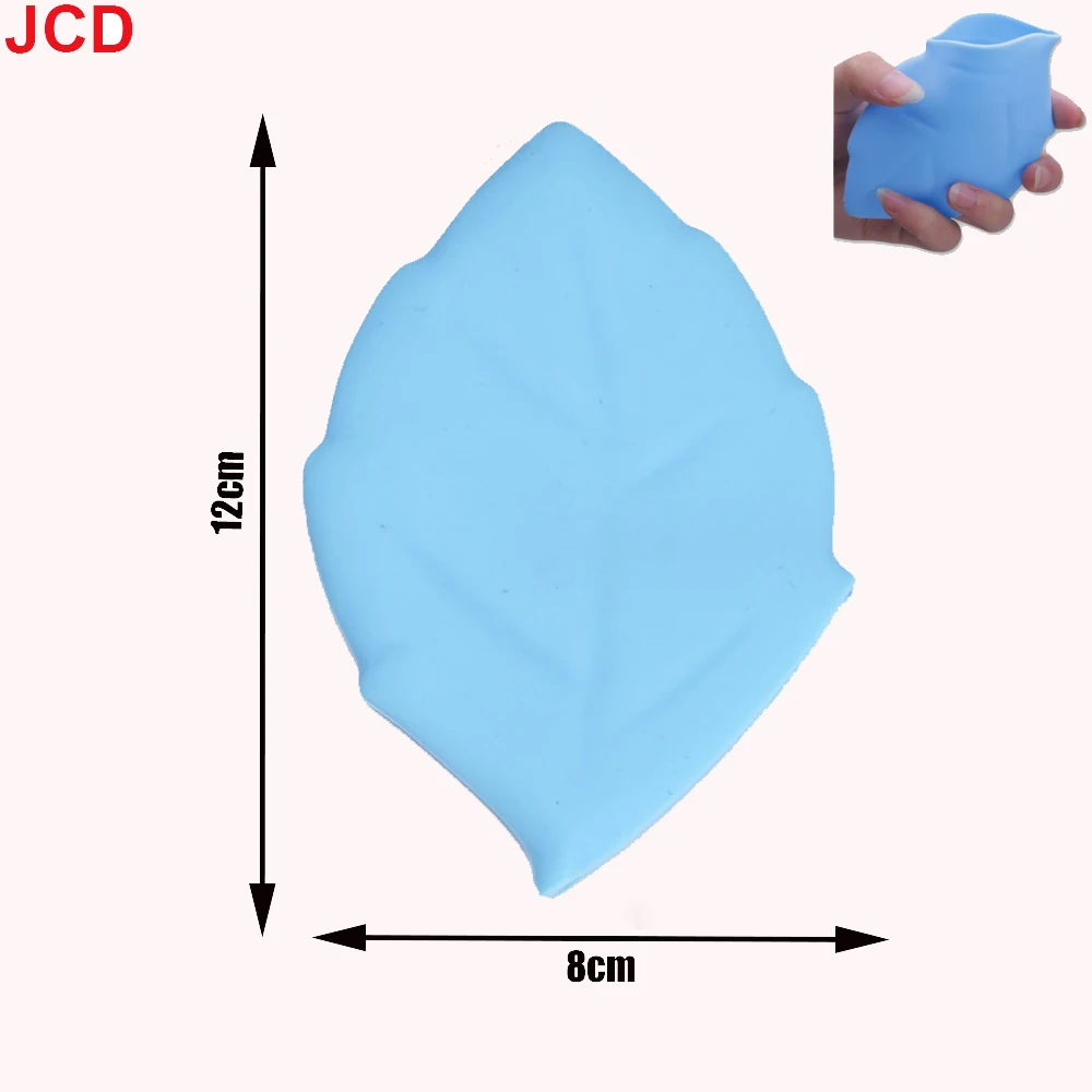 JCD 1pcs Portable Travel Silicone Water Cup Personalized Maple Leaf Shape Outdoor Washing Cup Toothbrush Holder Lid Mouth Cup