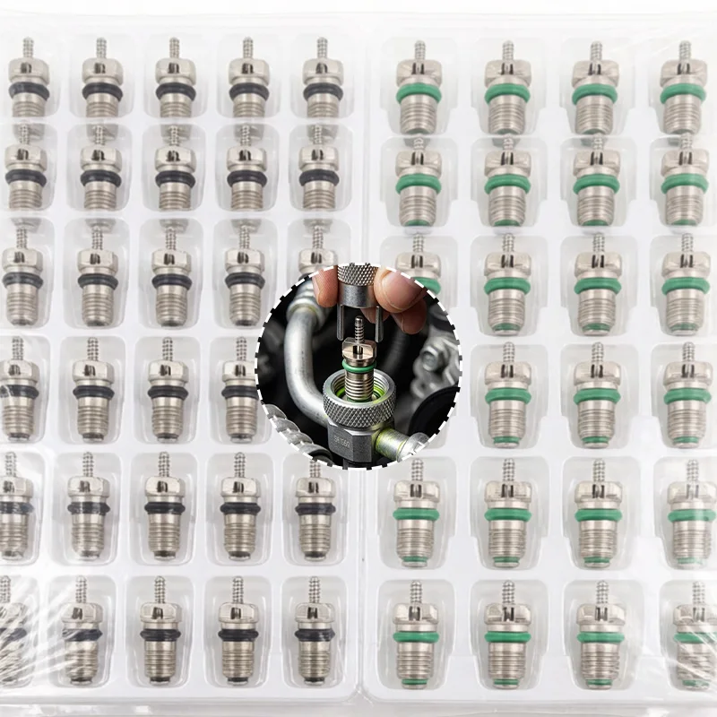 10/20Pcs AC R134A Valve Core Automotive Car Air Conditioning Cores Needles Repair Kit Heat Resistant Vehicle Car Accessories