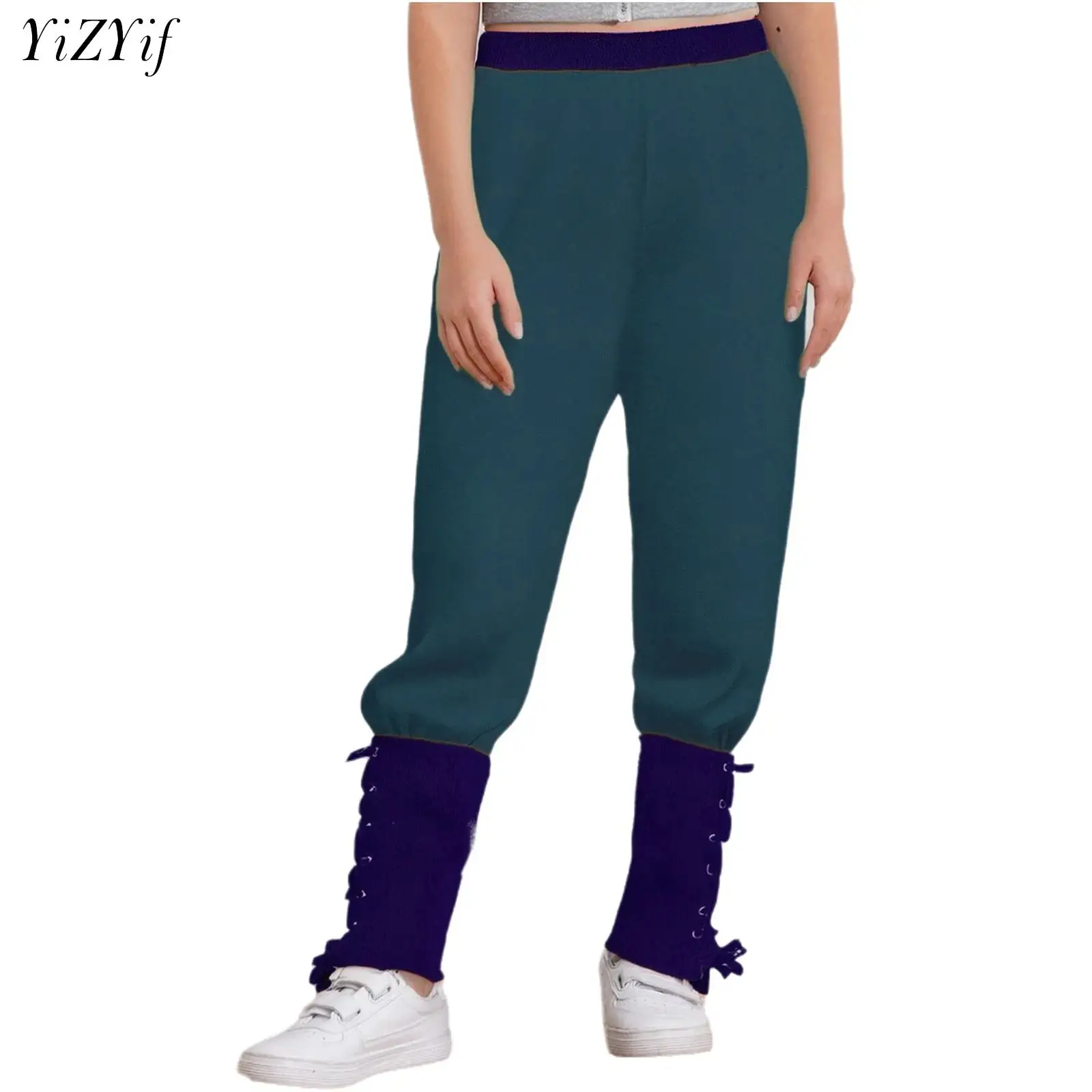 

Medieval Renaissance Pants Kids Boys Ankle Banded Pirate Halloween Cosplay Dress Up Costume Victoria Viking Navigator Trousers