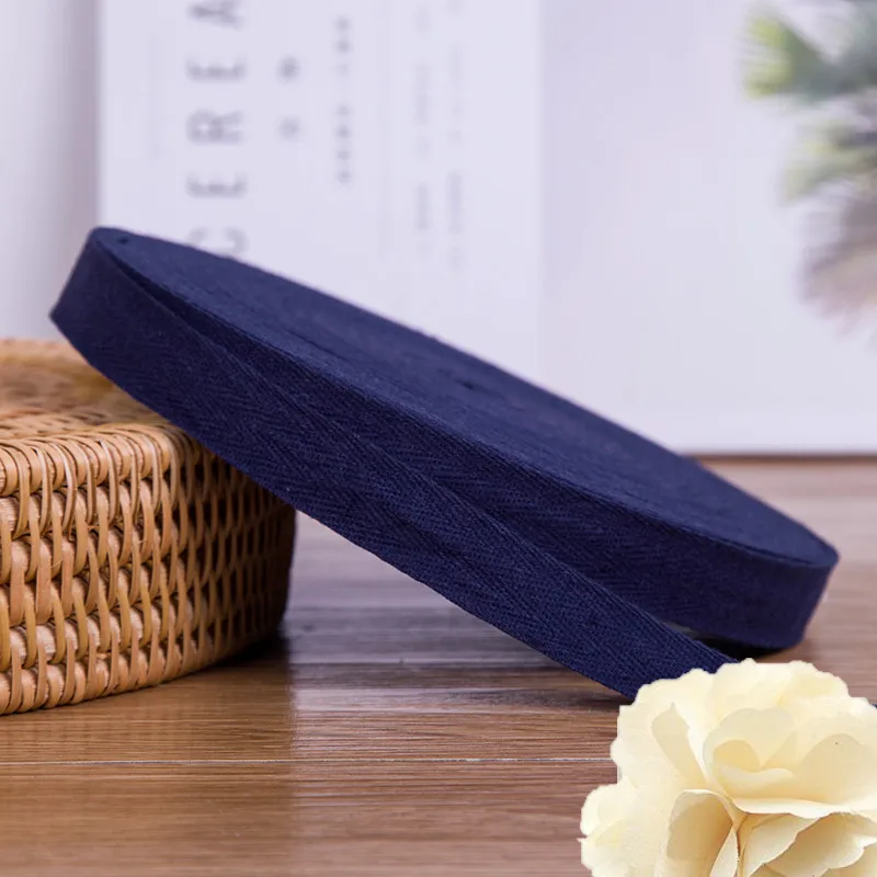 10 meter 10mm/15mm/20mm 100% Katoenen Lint Hserringbone Lint Haar Boog Party Kerst bruiloft Decoratie DIY Naaien Ambachten