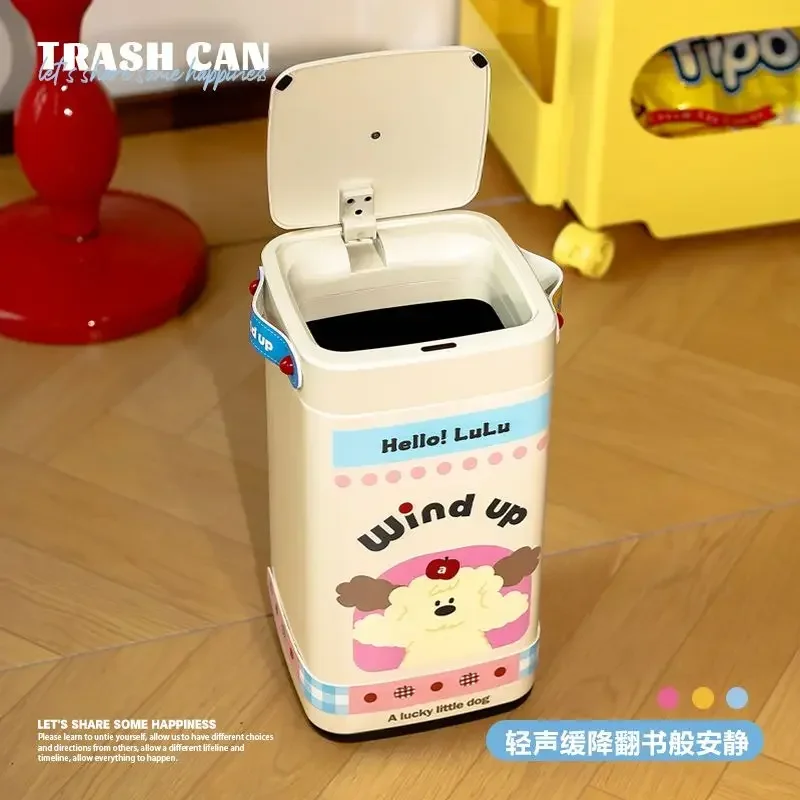 Trash can electric induction