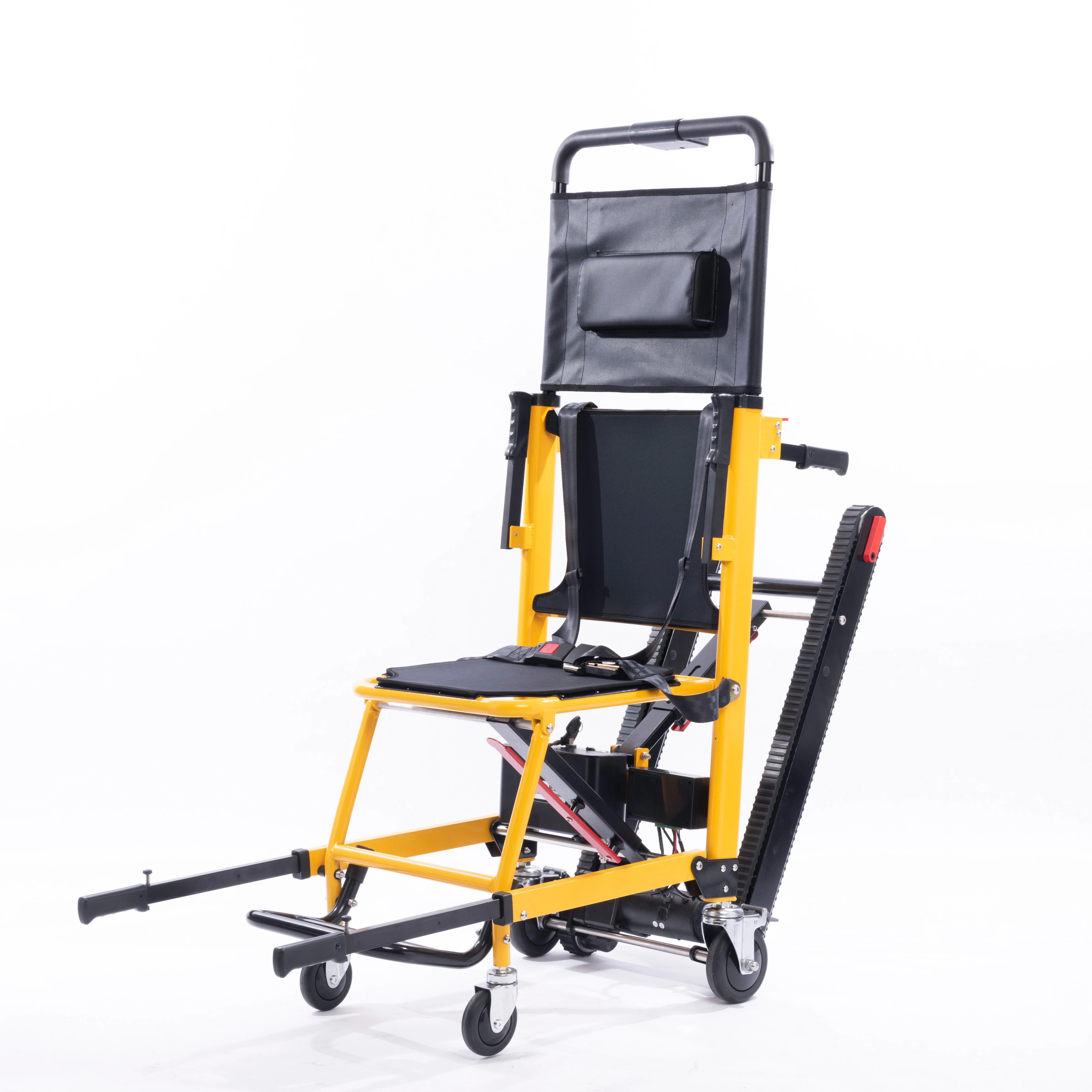 كرسي متحرك يدوي ببطارية ليثيوم 169 كجم كبير جدًا، أنبوب ألومنيوم