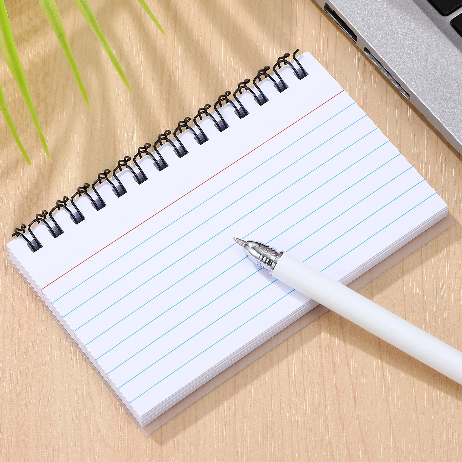 

6Pcs Colorful Revision Cards Thick Paper Index Cards Notebook Portable Notepads for Study School Office Meeting Records