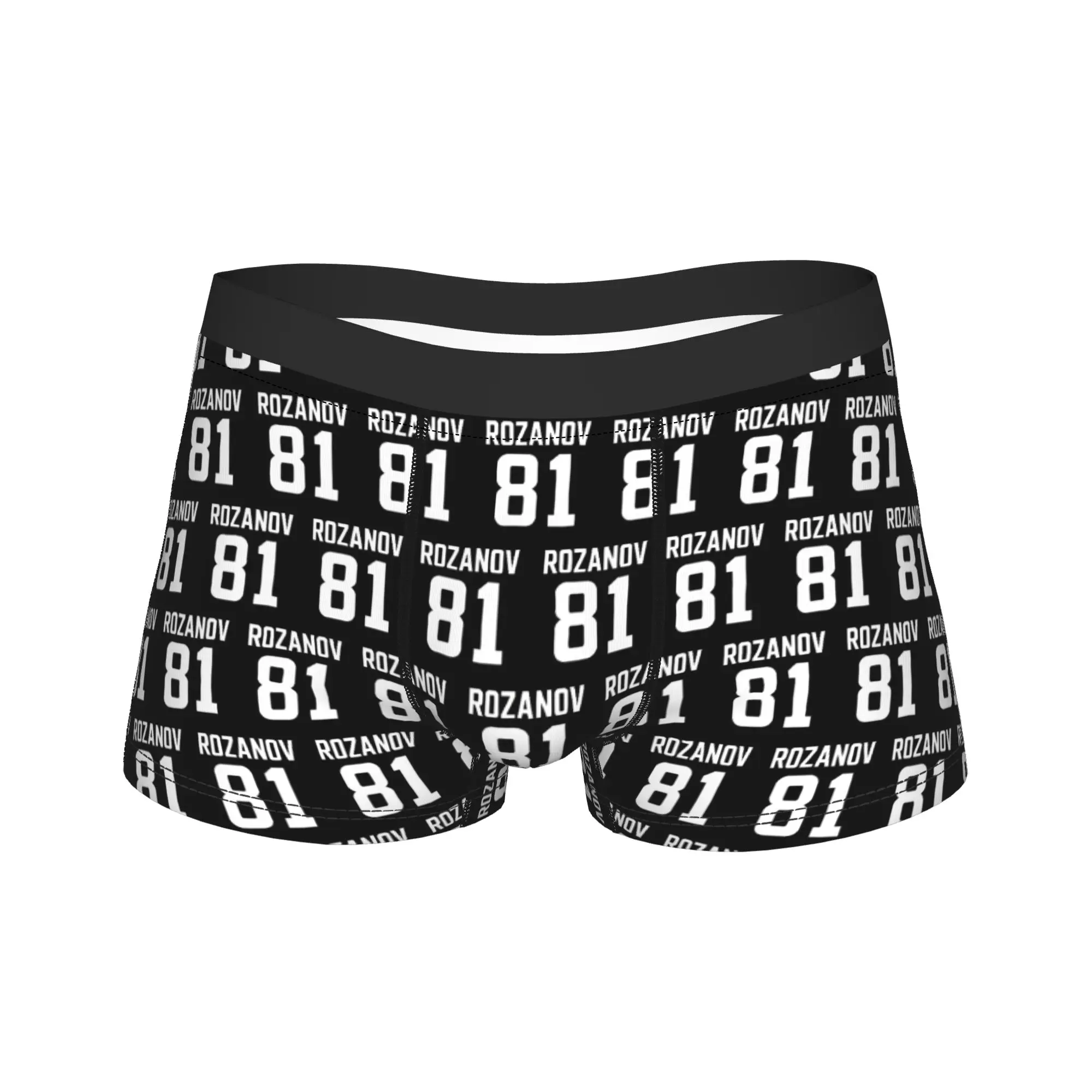 

Men Heated Rivalry Number 81 Boxer Briefs Shorts Panties Breathable Underwear Homme Sexy Plus Size Underpants