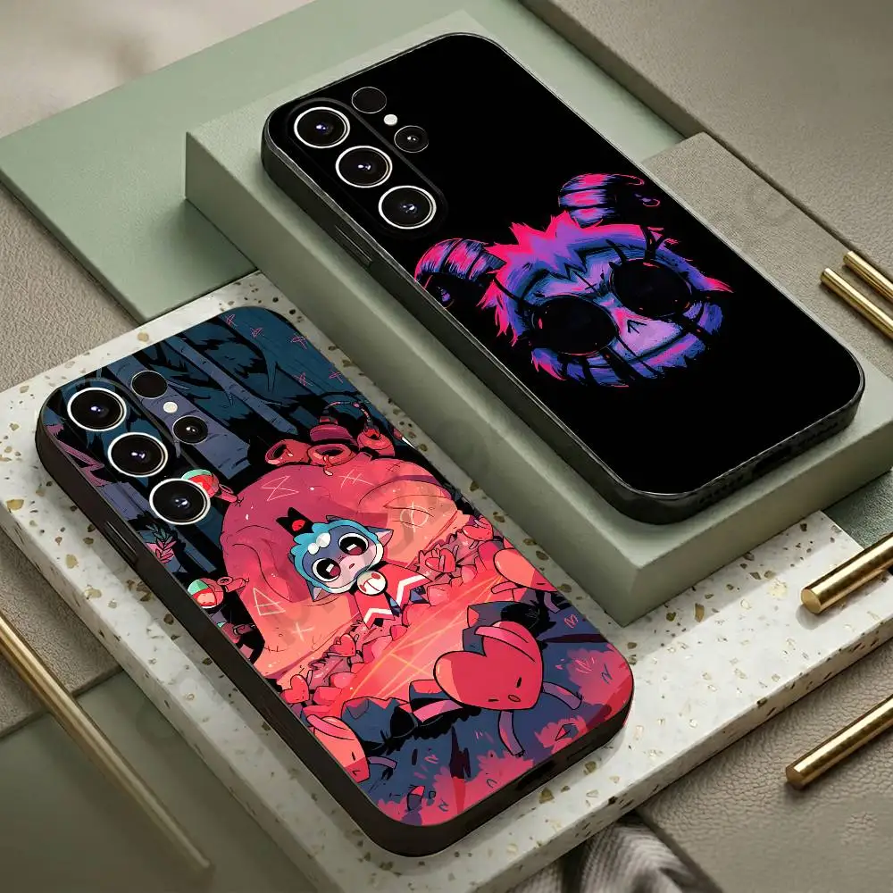 

Game C-Cult Of The Lamb Phone Case For Samsung S20,21,22,23,24,25,26 Ultra,Plus,Lite,FE,Black Soft Case