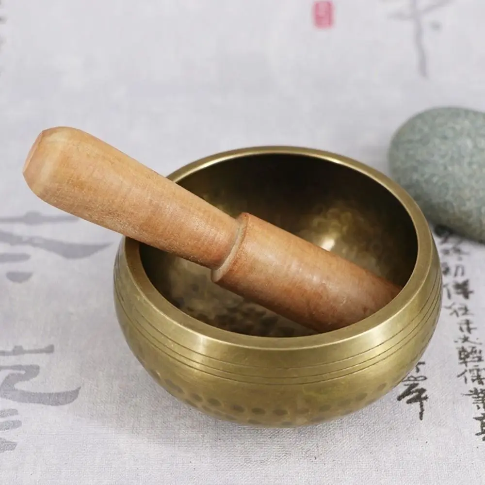 

Nepal Tibetan Singing Bowl Set Multi-size Soft Cushion Meditation Chanting Bowl Wooden Striker Healing Metal Sound Bowl