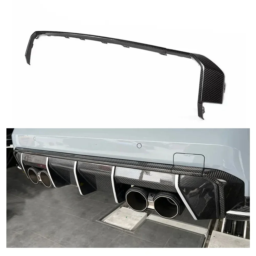 

G80 100% Dry Carbon Fiber Rear Bumper Splitter Lip Spoiler Body Kit Diffuser for BMW G80 G82 G83 M3 M4 2021+ Rear Bumper Trim