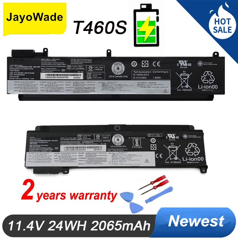 

Factory T460s Laptop Battery For Lenovo T470S 00HW024 00HW025 00HW022 01AV407 01AV406 00HW023 SB10J79004 SB10F46463 T460s T460s