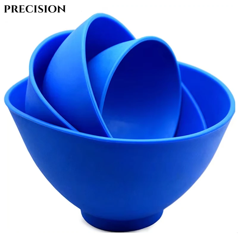 Dental Mixed Gypsum Leather Bowl Dental Laboratory Silicone Mixed Flexible Mixing Bowl Dental Equipment Rubber Bowl S/M/L/XL