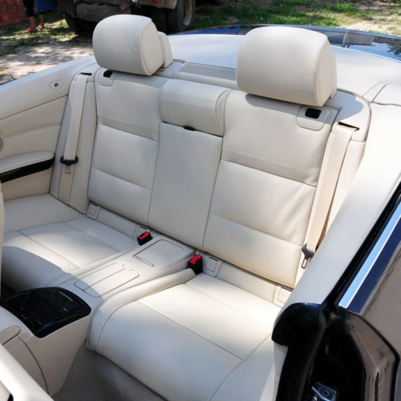For BMW 320i 325i 328i 335i Convertible Cabriolet 2007 2008 2009 2010 2011 Cowhide &PVC Leather Seat Cover Accessories 14PCS/Set