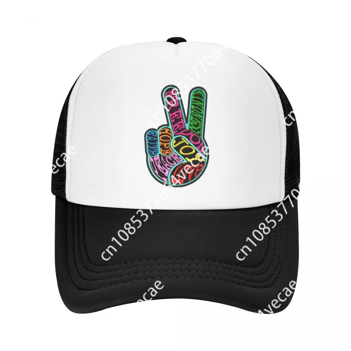 

Custom Peace Hand Fingers Freedom Sign Baseball Cap for Men Women Adjustable Trucker Hat Outdoor Snapback Caps Summer Hats