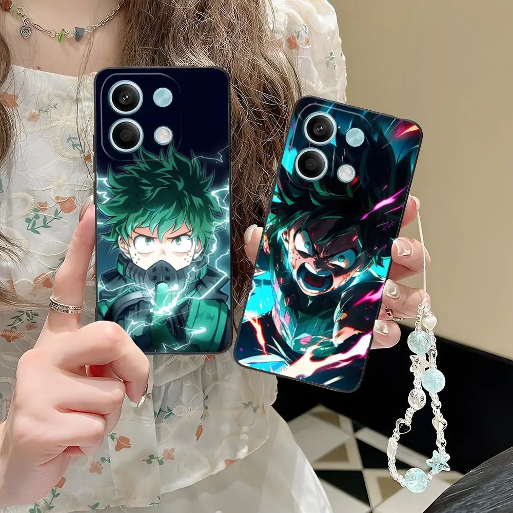 

Чехол для телефона My Hero Academia Izuku Deku для POCO M6 M5 M4 M3 X7 X6 X5 X4 X3 F6 F5 F4 Pro GT 5G с цветным принтом, защитный чехол