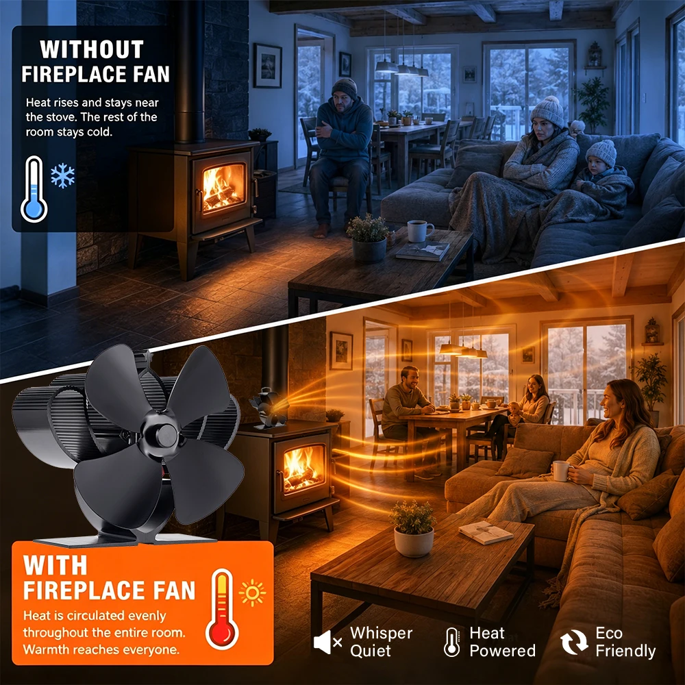 Thumbnail 3 - #38 Wood Stove Fans List of Top Picks