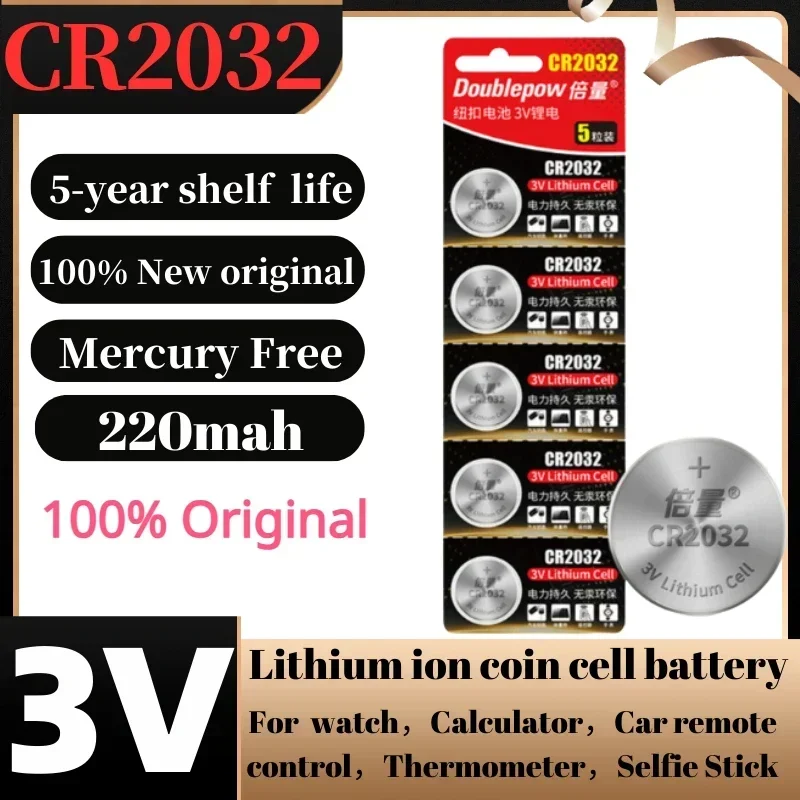 

5-100pcs CR2032 Button 3V cr 2032 Lithium Batteries For Cars Remote Control Calculator Watch Motherboard button cell battery