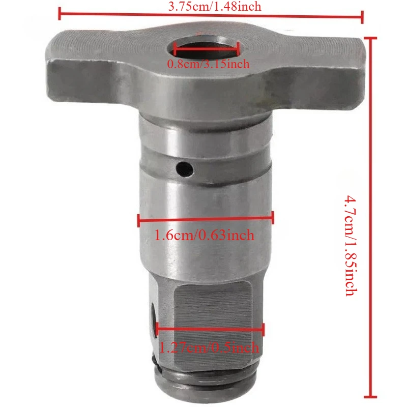 

1/2' Spindle Anvil Replacement W/ 16 22 10 Mm Sleeve WU268 278 279 Electric Wrench Parts Kit for Worx Parkside Wesco Mtz Tools