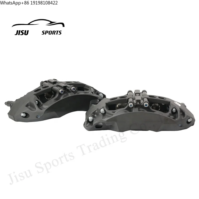 Pair Brake Calipers Front Wheel 6 Pistons for VW Golf gti for Honda civic Accord for Tesla for Benz Cadillac for Volvo for  Audi