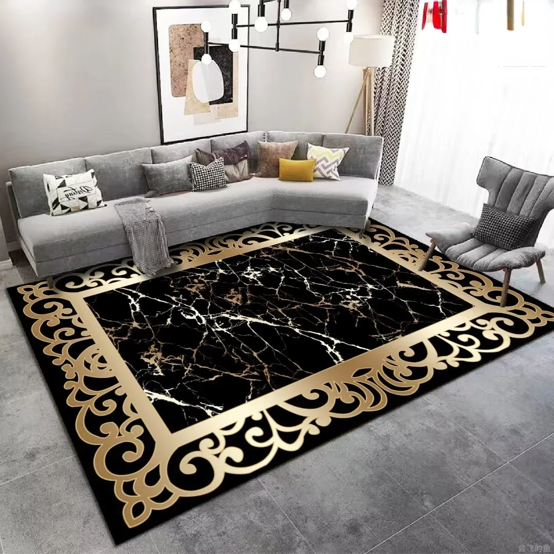 Luxury Nordic Style Carpets for Living Room Soft Bedroom Bay Window Mat Home Decoration Lounge Carpet Customizable Floor Rug