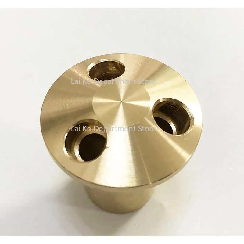 

Refrigerant Distributor Brass Nozzle Inlet 1inch Outlet 1/2 with 3 Holes