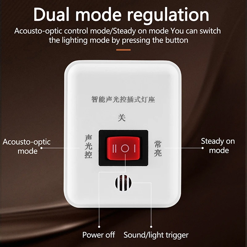 Wall Plug-in Infrared Human Body Sensor Lamp Holder E27 Screw Port LED Light Socket Holder Adapter Converter For Bulb Lamp