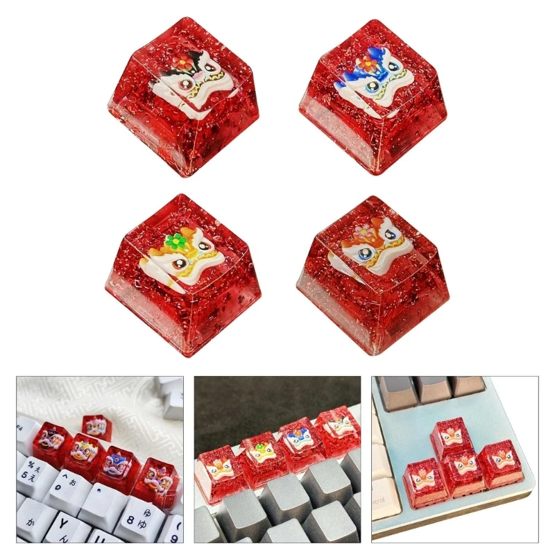 Resilient OEM Resin Keycap For MX Mechanical Keyboards Easy Installation Personalizes Keycaps Unique Handmade