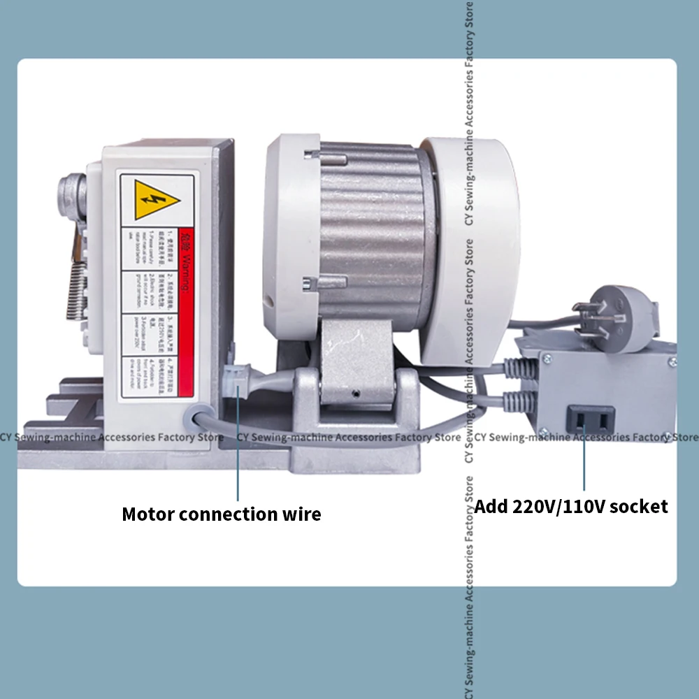 

Energy Saving Mute Motor Control Box Save Power Brushless 110v 220v 550w 650w 750w for Lockstitch Double Needle Synchronous DY