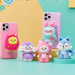 Kpop ITZY Cute Fabric Soft Plush Phone Stand Holders Smart TOK TUK HATT Figures Phone Rings Fans Collection Gifts Accessories