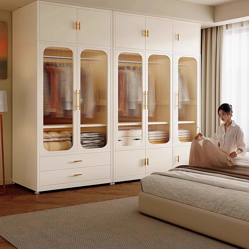 

Luxury Bedroom Wardrobe Clothes Designs Wooden Tall Cabinet Wardrobe Drawer Modern Cheap Armadio Guardaroba Furniture Bedroom