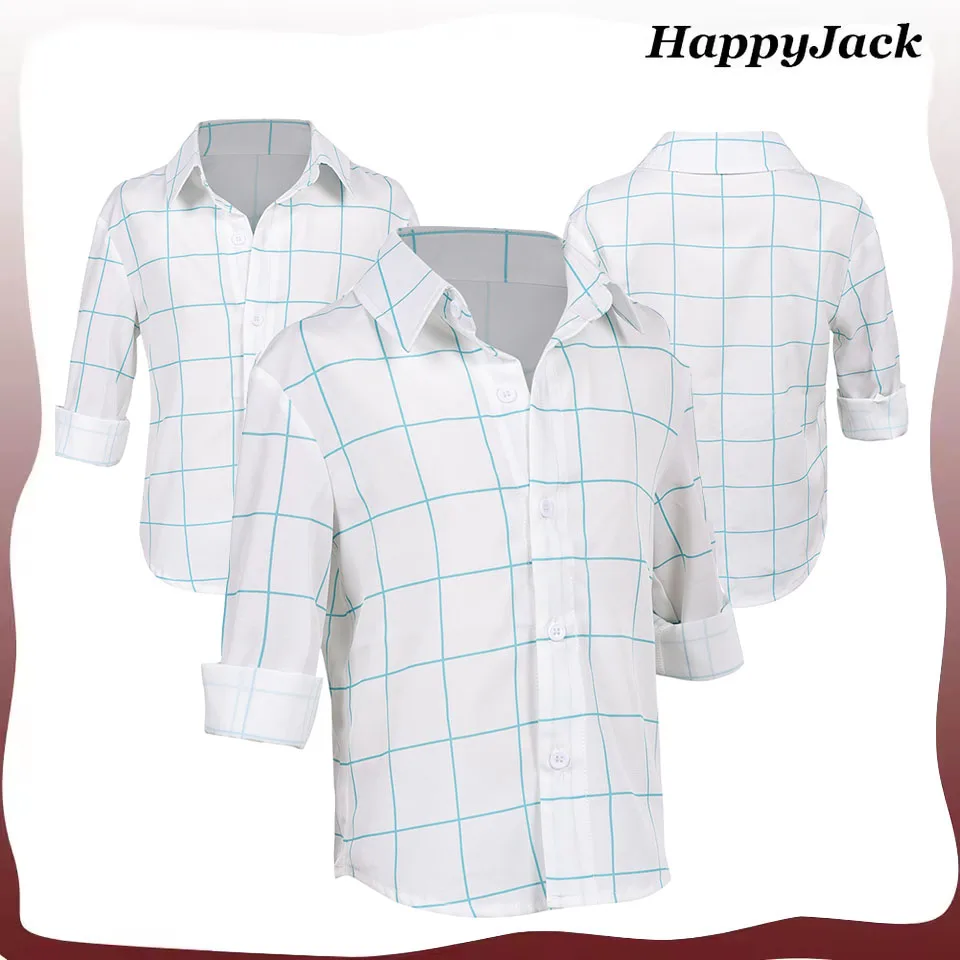 

Kids Jinu Cosplay Costume 2025 Demon Cartoon Hunters Boys Roleplay Short Sleeved Shirt Children Halloween Carnival Party Suit