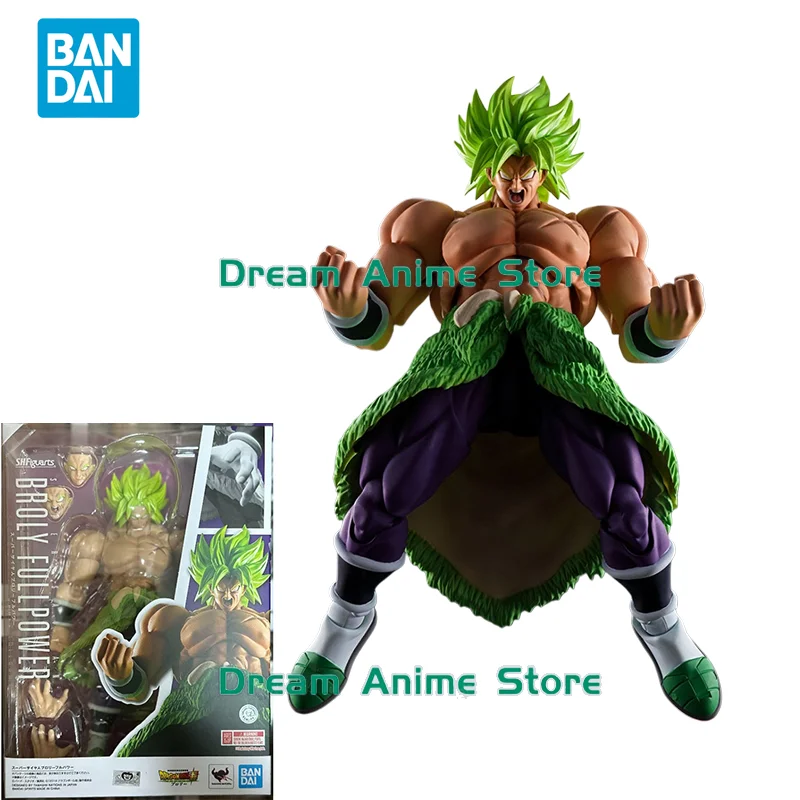 

Оригинальная аниме-фигурка Bandai Dragon Ball SHF BROLY Full Power Second Edition, игрушки для детей, подарок, коллекционная модель