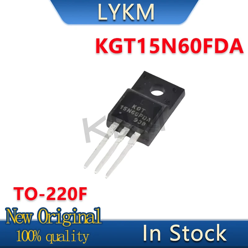 10/PCS New Original KGT15N60FDA 15N60FDA 600V 15A TO-220F MOS field effect tube In Stock