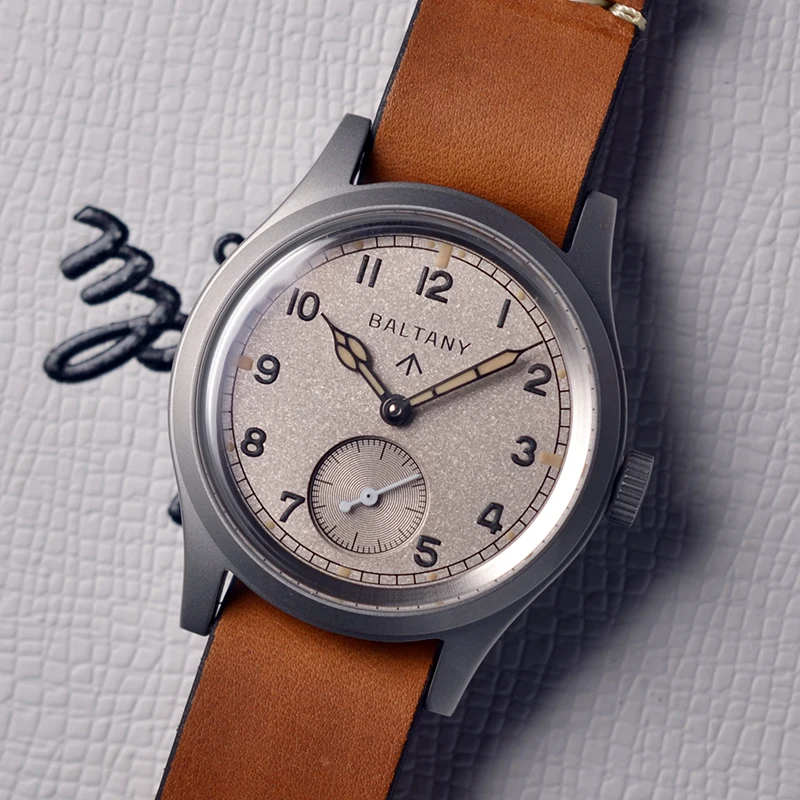 Baltany S2025 Herren 36mm Automatik Militäruhr WW2 Retro Dirty Dozen Armee-Felduhr Leuchtend 100M Wasserdicht Outdoor – Detail 3