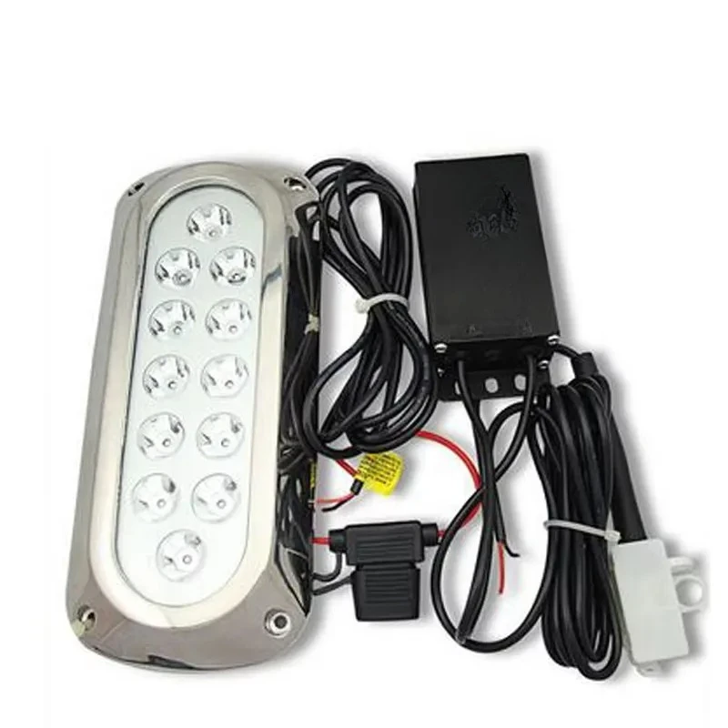 High Grade Stainless Steel 36W Cree LED Underwater Marine Light with IP68 Waterproof 30 Viewing Angle DC10-30V for Boat