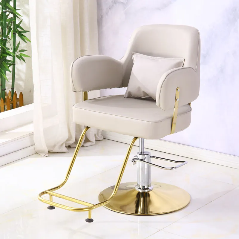 Salon-specific Barber Chairs Elevator Built-in Barber Chairs Rotating Platform Commercial Furniture Fotelki Fryzjerskie ZY40LFY