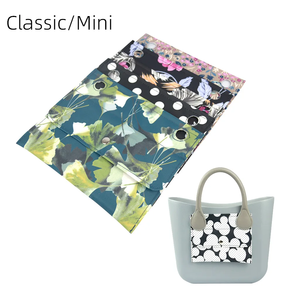 New Colorful Twill Fabric Inner small pocket for Classic Mini Obag for O Bag Inner Outside