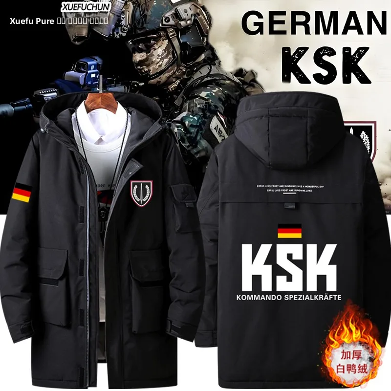 

Tactical down Jaet Men's Autumn Winter Clothes Fan Special Forces Command German KSK Polyester Fiber Warm Thiened