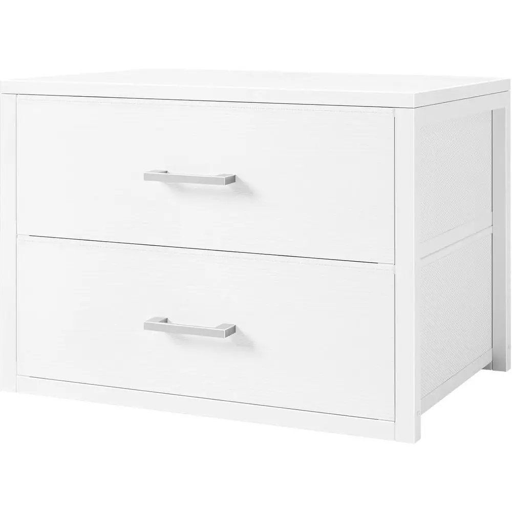 

Stackable Storage Ders Closet Organizers and Storage Bins abric White 2 Der Drer or Bedroom Oice ern