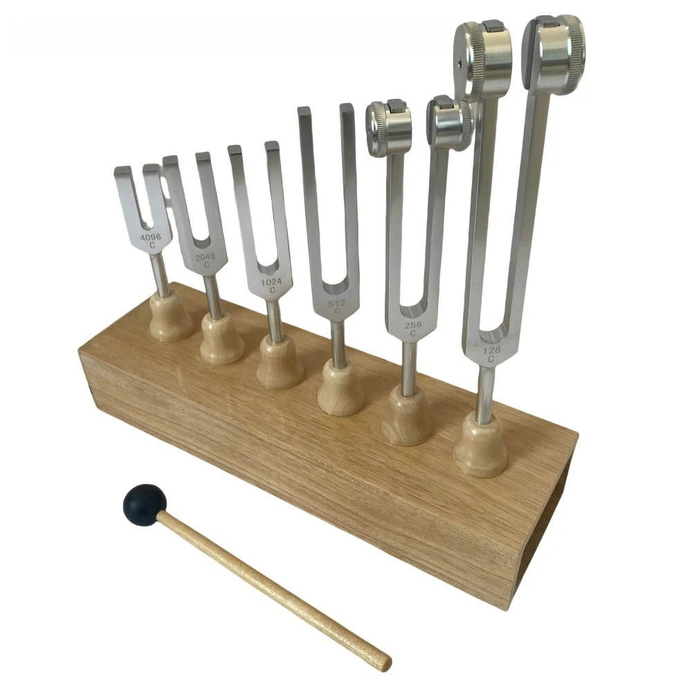 アルミ合金製音叉 128Hz 256Hz 512Hz チャクラヒーリング音叉セット 1024Hz 2048Hz 4096Hz サウンドセラピー瞑想