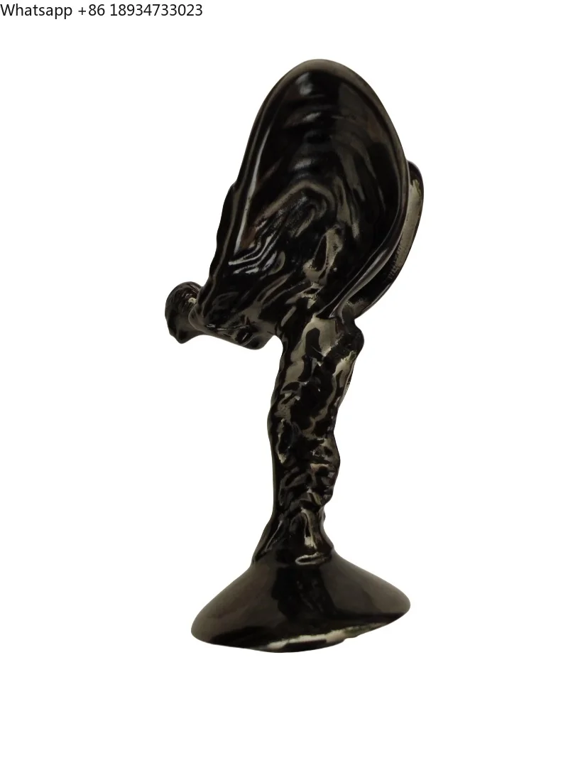 Adequado para Rolls Royce Cullinan Dawn Ghost Phantom Wraith Black Flying Goddess Logotipo deusa ajustável Middle Net StandingLogo