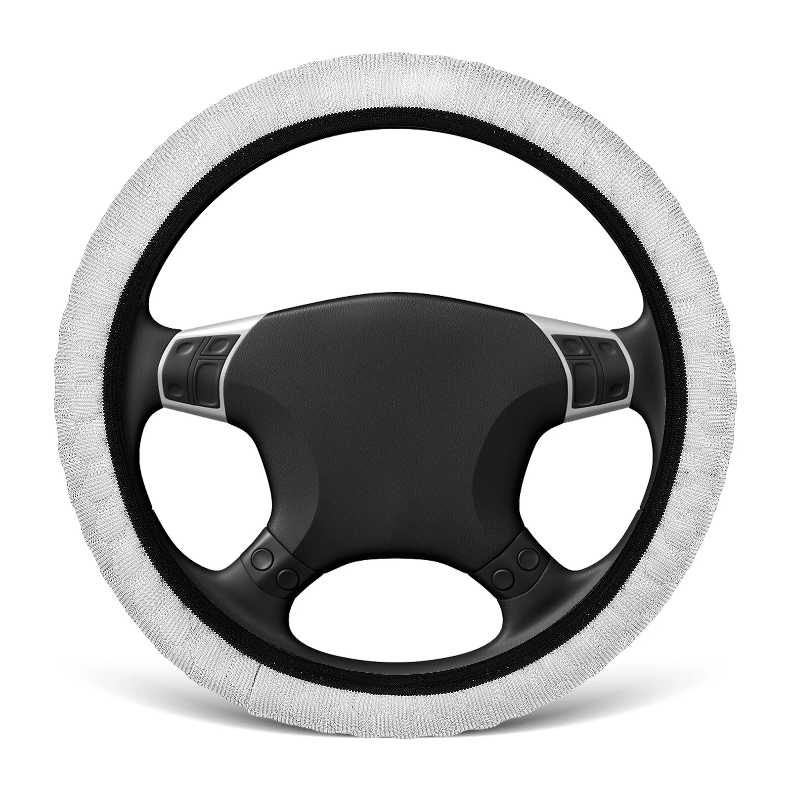 

Ice Silk Steering Wheel Cover Cooling Universal Decorative Protector Nonslip Grip Luxury Car Supply Truck Vehicle Accessories