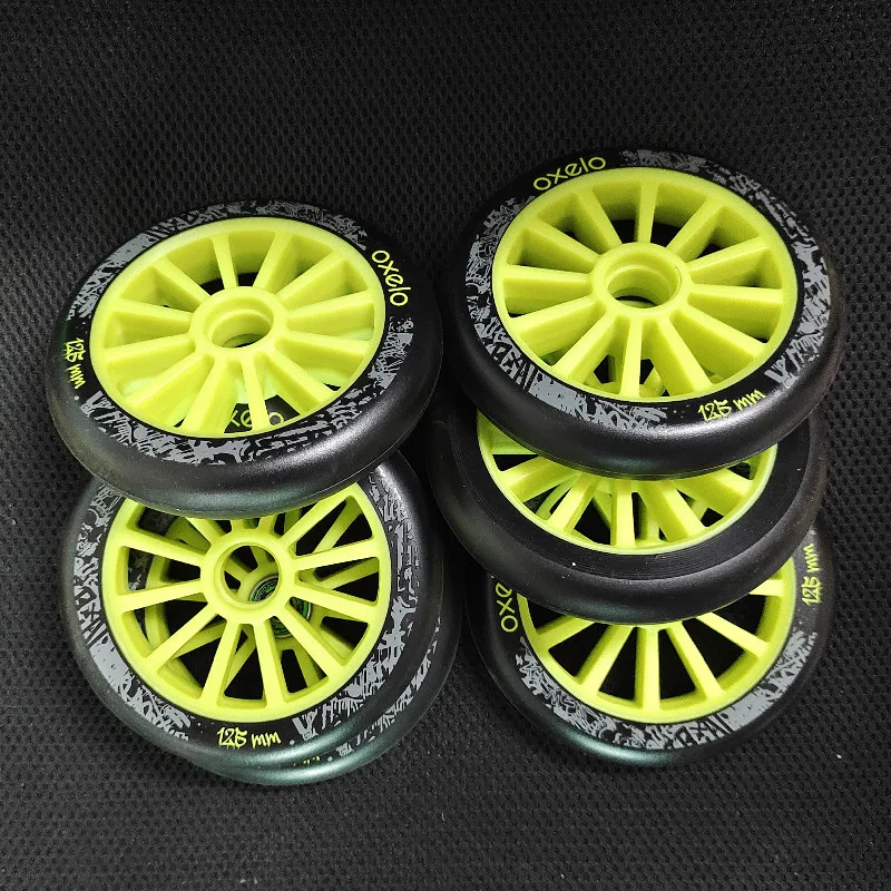 5 inch 125mm Marathon Inline Speed Skating Wheel for Asphalt Concrete Gound Speed Race Tires for 3X125mm 3X125 Long Distance 6pc