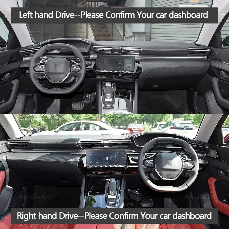 Dashboard Cover Board Anti-Slip Mat Protect Pad Car Sunshade Carpet Rug for Peugeot 508 R83 2019 2020 2021 2022 2023 view 2