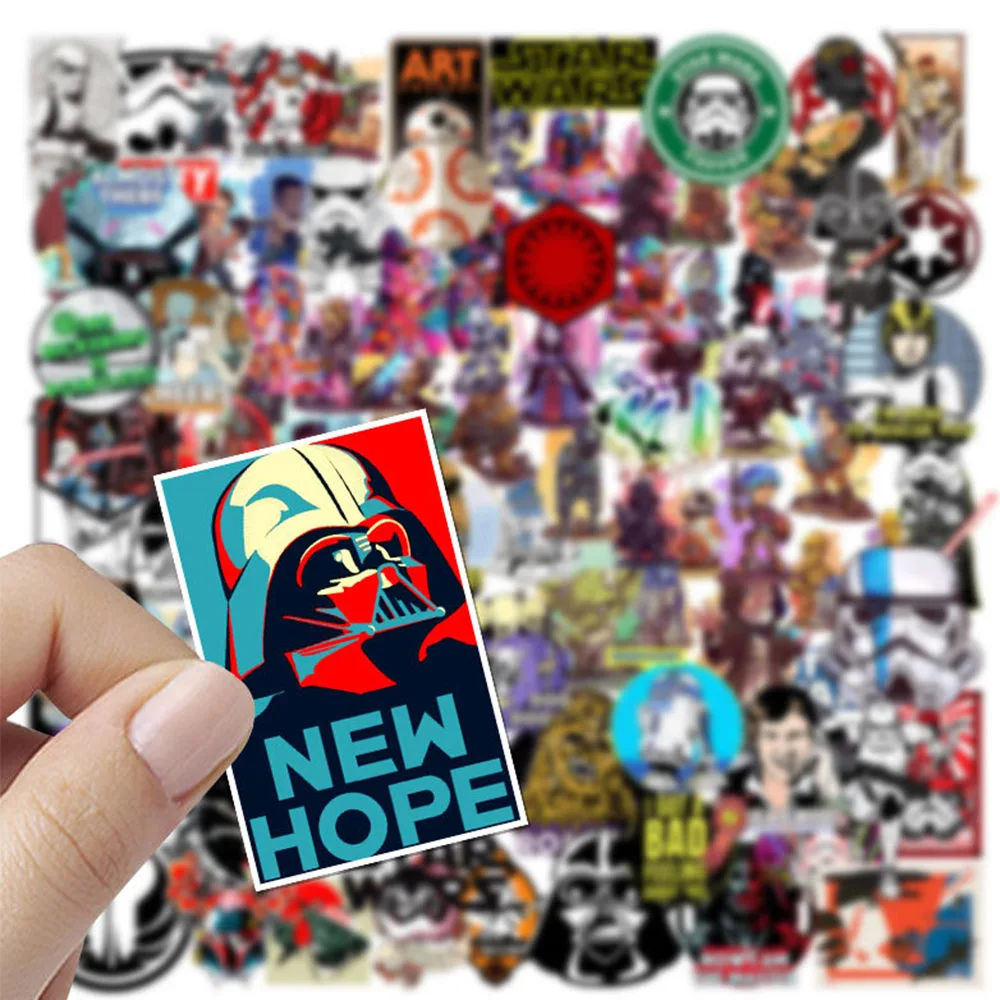 10/30/50/100pcs Disney Star Wars Movie Stickers DIY Laptop Skateboard Phone Cartoon Graffiti Sticker Cool Decals Kids Toys Gift